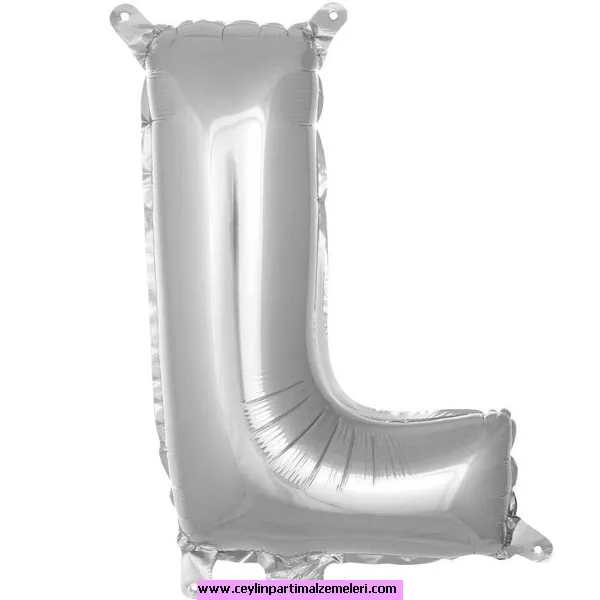 L Gümüş Folyo Balon